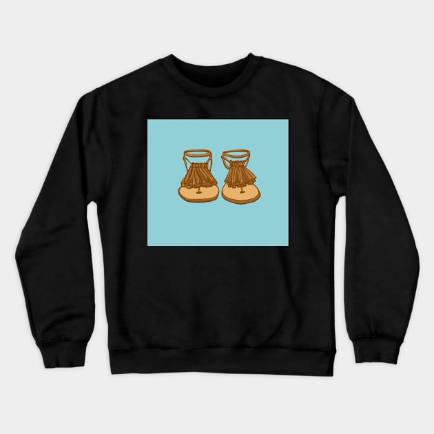 Sandals Crewneck Sweatshirt by Kuhtina